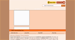 Desktop Screenshot of deepamthreads.com