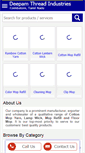 Mobile Screenshot of deepamthreads.com